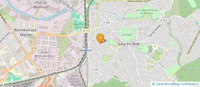 localisation de l'entreprise MONSIEUR LIANG ZHAO  SUCY-EN-BRIE