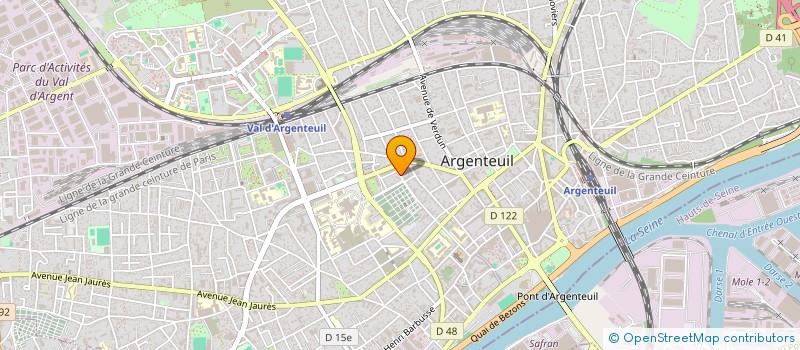 localisation de l'entreprise MONSIEUR LIAQAT KHAN AHMADZAI  ARGENTEUIL