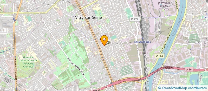 localisation de l'entreprise MONSIEUR LIBASSE DIOP à VITRY-SUR-SEINE