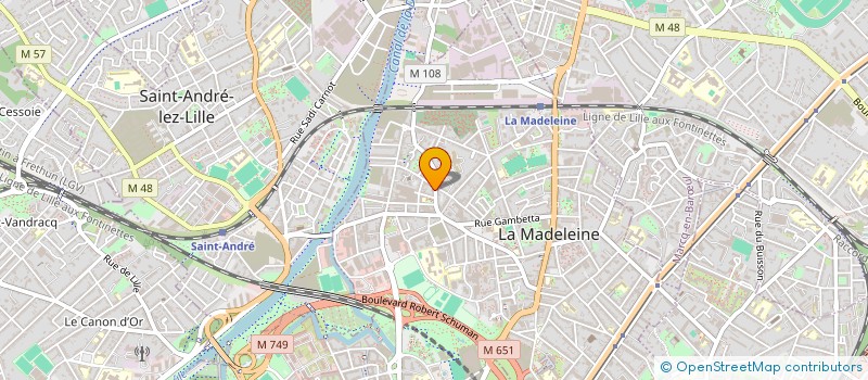 localisation de l'entreprise MONSIEUR LIBERATO SQUARCIO à LA MADELEINE