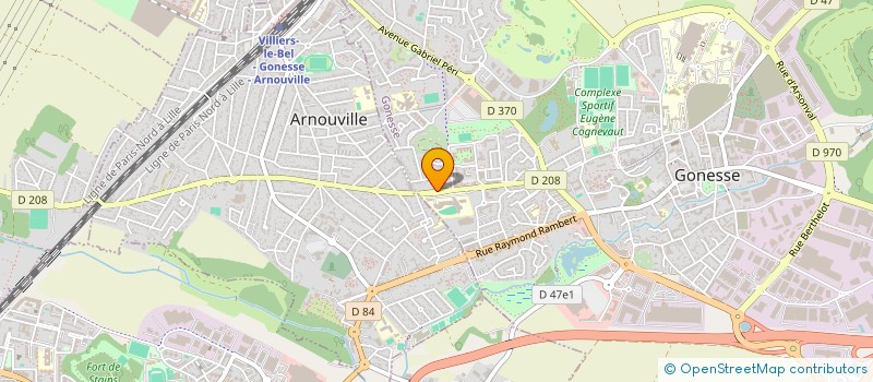 localisation de l'entreprise MONSIEUR LIBERSONN LOUISSAINT  GONESSE