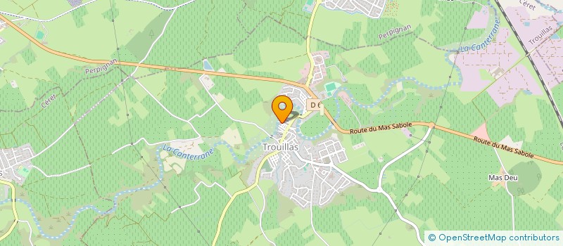 localisation de l'entreprise MONSIEUR LIBERTE CARBO  TROUILLAS