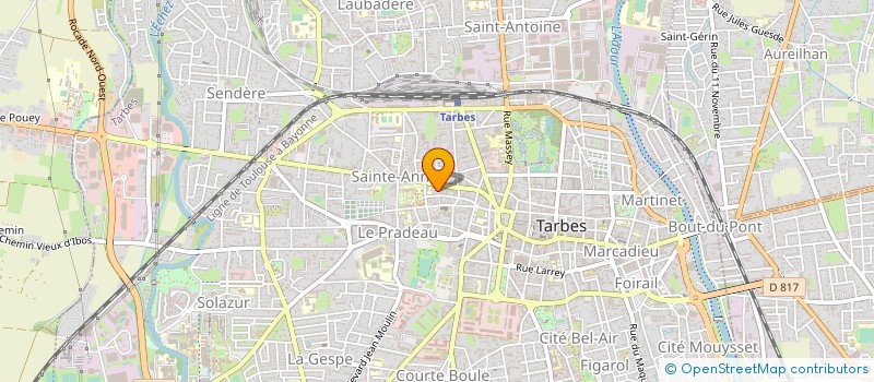 localisation de l'entreprise MONSIEUR LICINIO DA SILVA à TARBES