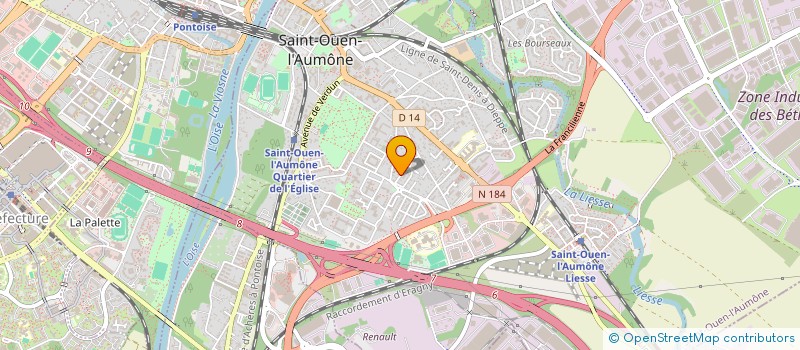 localisation de l'entreprise MONSIEUR LICO-LOUIS DERISIER à SAINT-OUEN-L'AUMONE