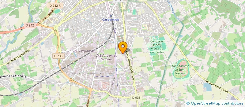 localisation de l'entreprise MONSIEUR LIDIA SANABRIA MARTINEZ  CARPENTRAS