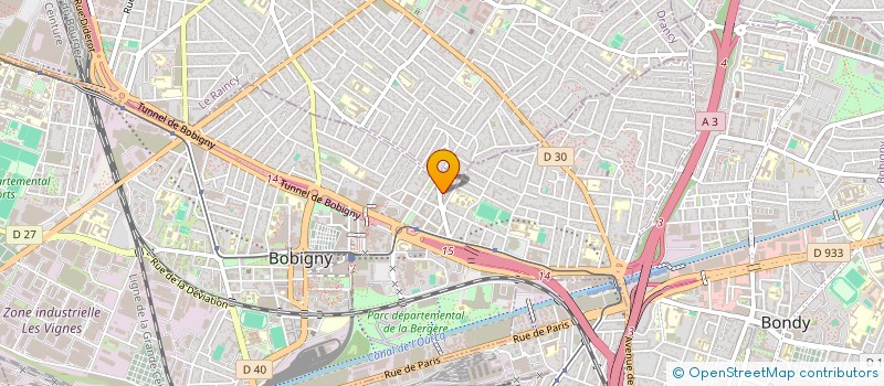 localisation de l'entreprise MONSIEUR LIE FRANCK BAZOLO LOUBAYI  BOBIGNY