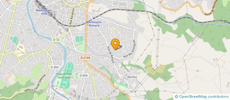 localisation de l'entreprise MONSIEUR LIECE MOKHTARI  MONTLUCON