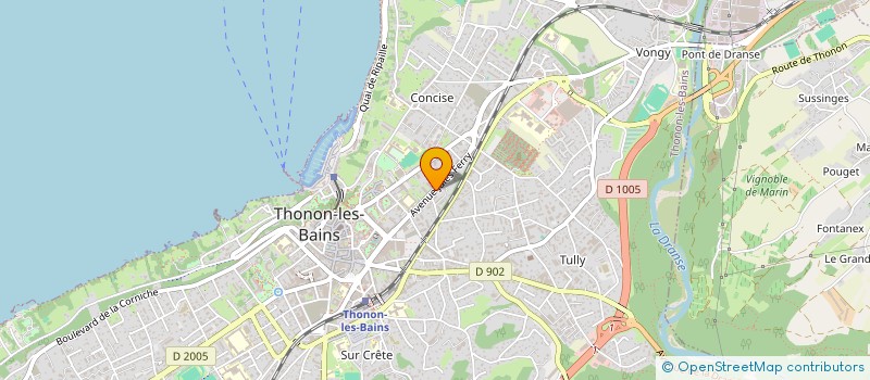 localisation de l'entreprise MONSIEUR LIENE SPARANE à THONON-LES-BAINS