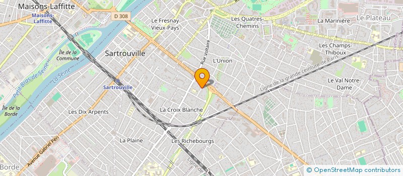 localisation de l'entreprise MONSIEUR LIES AIT-TAHAR à SARTROUVILLE