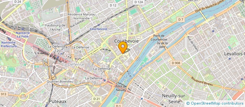 localisation de l'entreprise MONSIEUR LIES DJEDDOU à COURBEVOIE