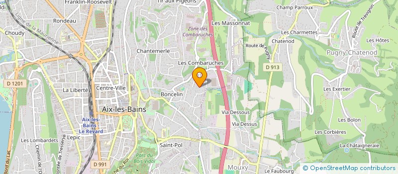 localisation de l'entreprise MONSIEUR LIES FADEL  AIX-LES-BAINS