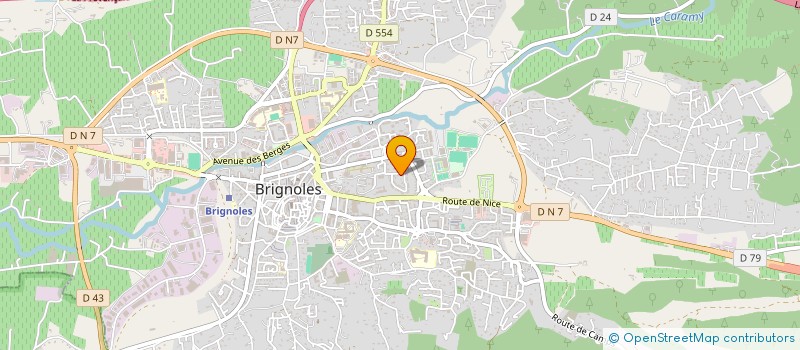 localisation de l'entreprise MONSIEUR LIES HAMMICHE à BRIGNOLES
