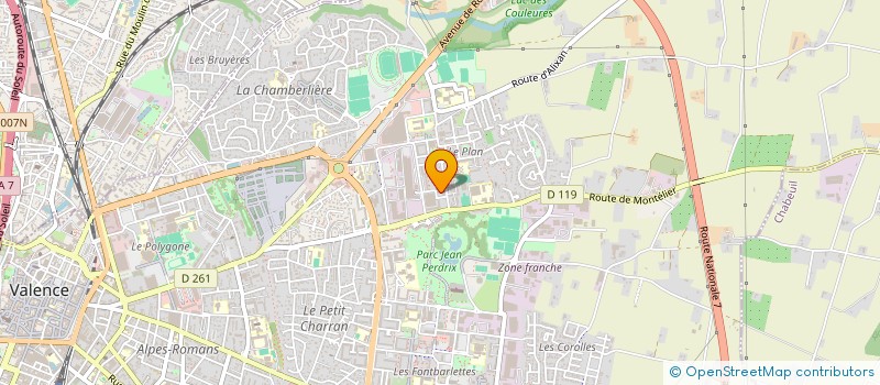 localisation de l'entreprise MONSIEUR LIES LAMDAOUI à VALENCE