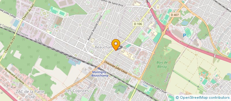 localisation de l'entreprise MONSIEUR LIES MEHAYA à BEAUCHAMP