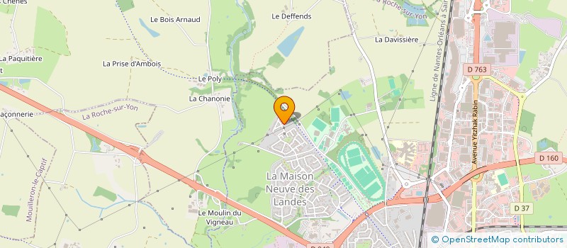 localisation de l'entreprise MONSIEUR LIES MRAD  LA ROCHE-SUR-YON