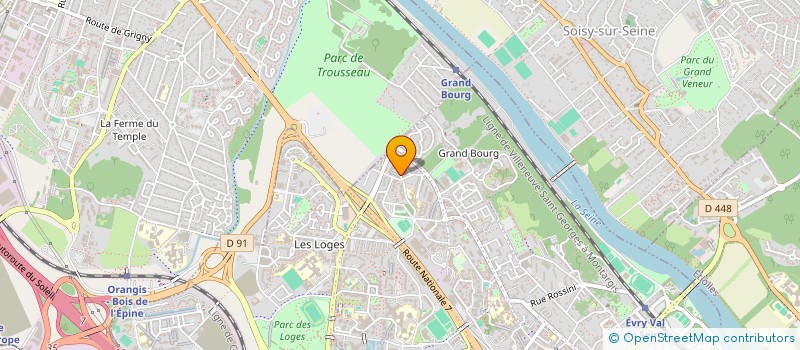 localisation de l'entreprise MONSIEUR LIES ROUABAH  EVRY-COURCOURONNES