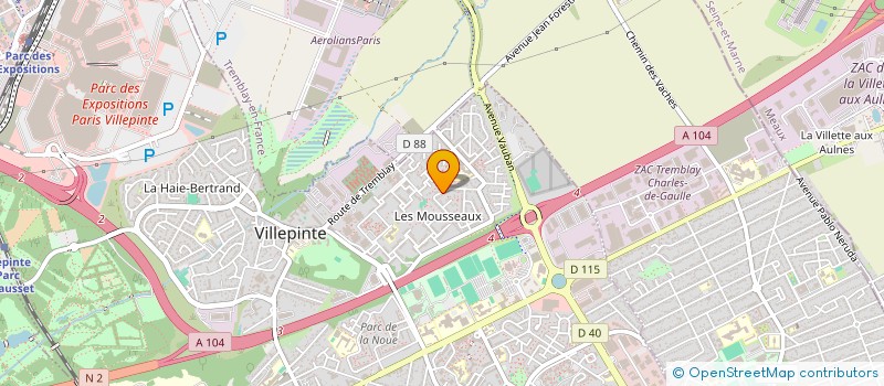 localisation de l'entreprise MONSIEUR LIES SOUAMES à VILLEPINTE