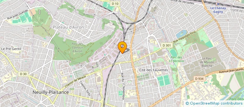 localisation de l'entreprise MONSIEUR LIESS AISSAOUI à NEUILLY-SUR-MARNE