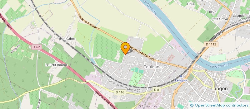 localisation de l'entreprise MONSIEUR LIEVIN GRIGOLETTO  CASTETS ET CASTILLON