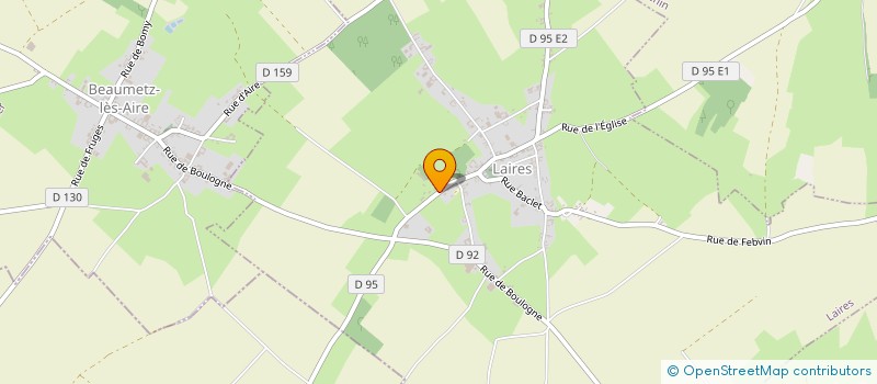 localisation de l'entreprise MONSIEUR LIEVIN PATOUT à LAIRES