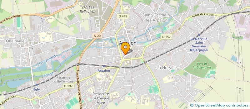 localisation de l'entreprise MONSIEUR LIEVIN SOLIVERES  ARPAJON