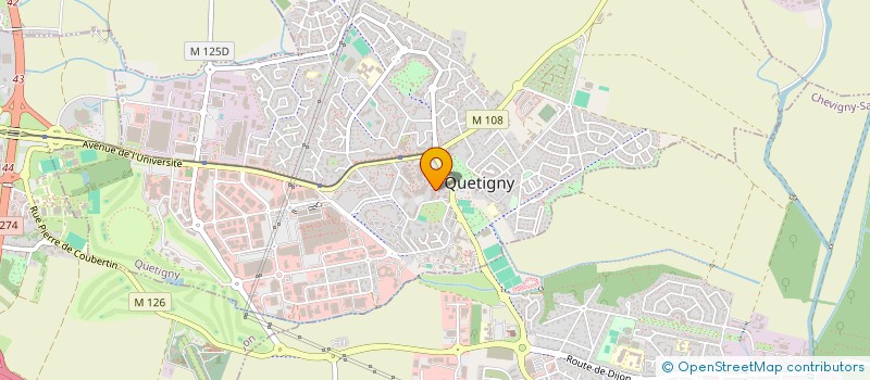 localisation de l'entreprise MONSIEUR LIHAM BAKIR  QUETIGNY