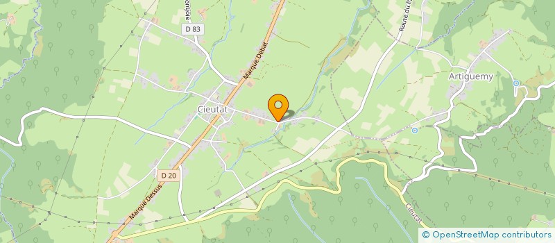 localisation de l'entreprise MONSIEUR LILIAN ABADIE  CIEUTAT