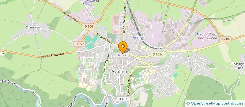 localisation de l'entreprise MONSIEUR LILIAN ABRAHAM à AVALLON