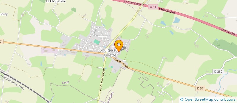 localisation de l'entreprise MONSIEUR LILIAN ALIAGA  SOULGE-SUR-OUETTE