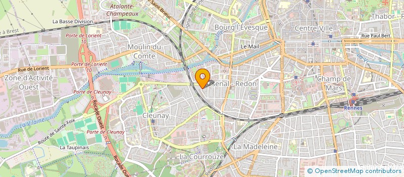 localisation de l'entreprise MONSIEUR LILIAN BARBE  RENNES