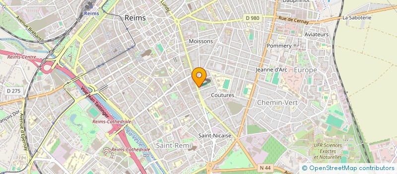 localisation de l'entreprise MONSIEUR LILIAN BARBIER  REIMS