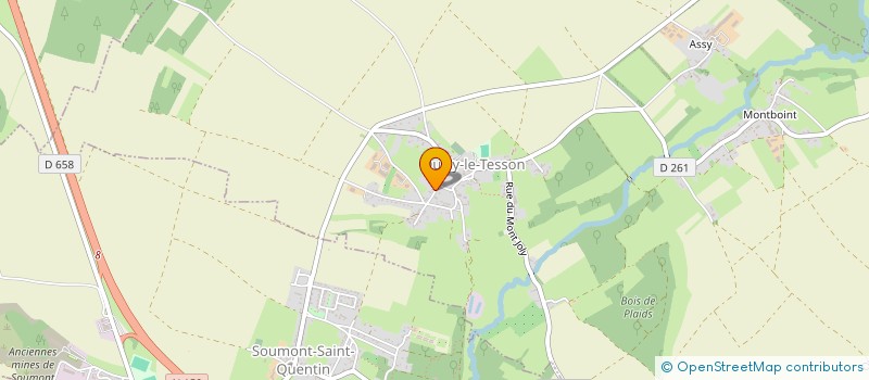 localisation de l'entreprise MONSIEUR LILIAN BARRETEAU  OUILLY-LE-TESSON