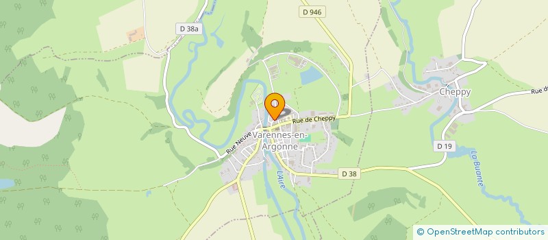 localisation de l'entreprise MONSIEUR LILIAN BEAUCHET  VARENNES-EN-ARGONNE