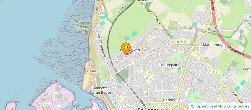 localisation de l'entreprise MONSIEUR LILIAN BEIX  BOULOGNE-SUR-MER