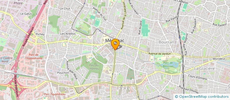 localisation de l'entreprise MONSIEUR LILIAN BELLINI  MERIGNAC