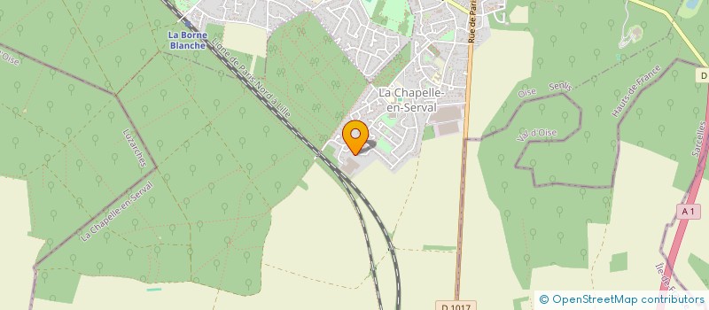 localisation de l'entreprise MONSIEUR LILIAN BERNARD  LA CHAPELLE-EN-SERVAL