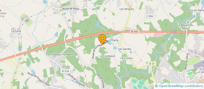 localisation de l'entreprise MONSIEUR LILIAN BONNAFOUS à SAINT-JUNIEN