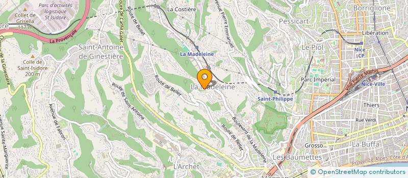 localisation de l'entreprise MONSIEUR LILIAN BOTNARIUC  NICE