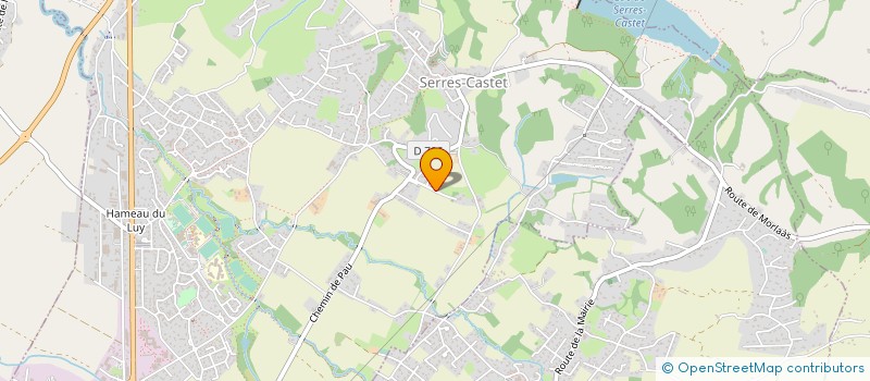 localisation de l'entreprise MONSIEUR LILIAN BRUNEL  SERRES-CASTET