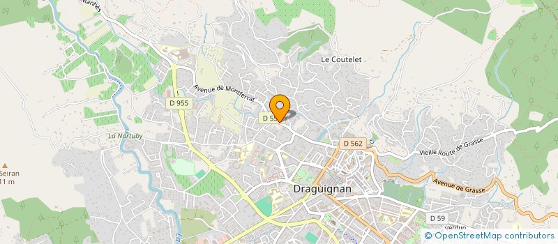 localisation de l'entreprise MONSIEUR LILIAN CAMPET  DRAGUIGNAN