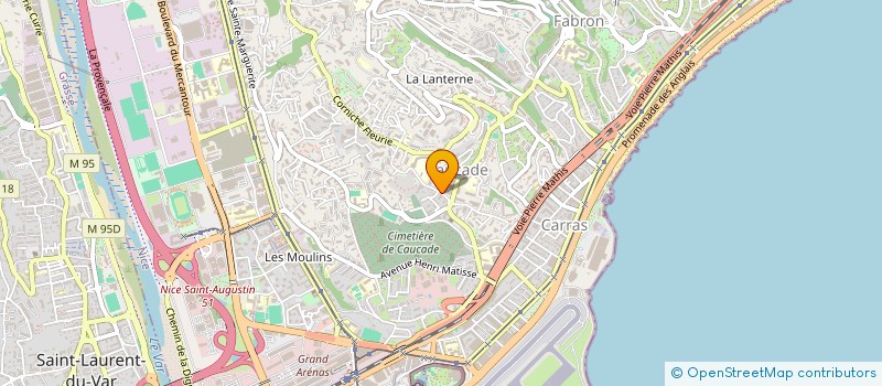 localisation de l'entreprise MONSIEUR LILIAN CARACAS à NICE