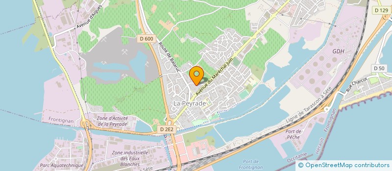 localisation de l'entreprise MONSIEUR LILIAN COCHET à FRONTIGNAN