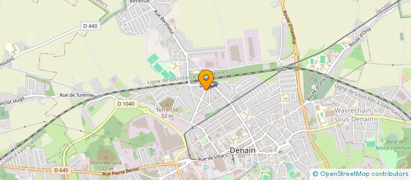 localisation de l'entreprise MONSIEUR LILIAN CONSTANTIN  DENAIN