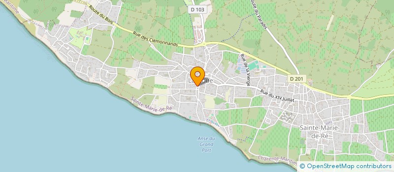 localisation de l'entreprise MONSIEUR LILIAN COURRAUD  SAINTE-MARIE-DE-RE