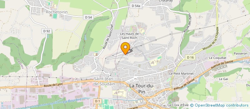 localisation de l'entreprise MONSIEUR LILIAN DA SILVA  LA TOUR-DU-PIN