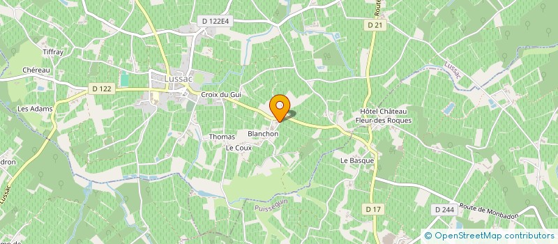 localisation de l'entreprise MONSIEUR LILIAN DELORT à LUSSAC