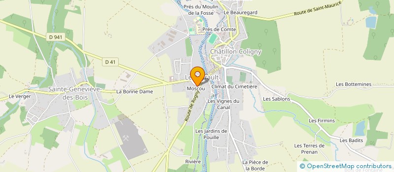 localisation de l'entreprise MONSIEUR LILIAN DELUSSU à SAINTE-GENEVIEVE-DES-BOIS