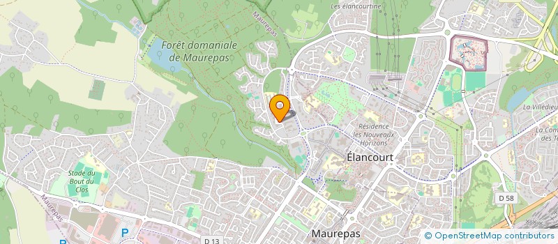 localisation de l'entreprise MONSIEUR LILIAN DENNEULIN  MAUREPAS