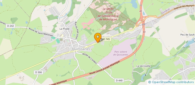 localisation de l'entreprise MONSIEUR LILIAN DEPENNE à ESTIVAREILLES