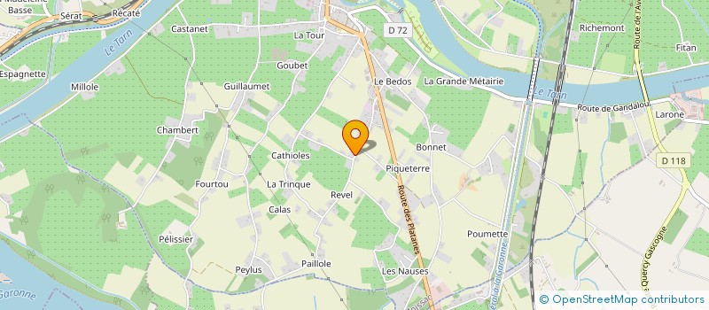 localisation de l'entreprise MONSIEUR LILIAN DEVAURS à MOISSAC